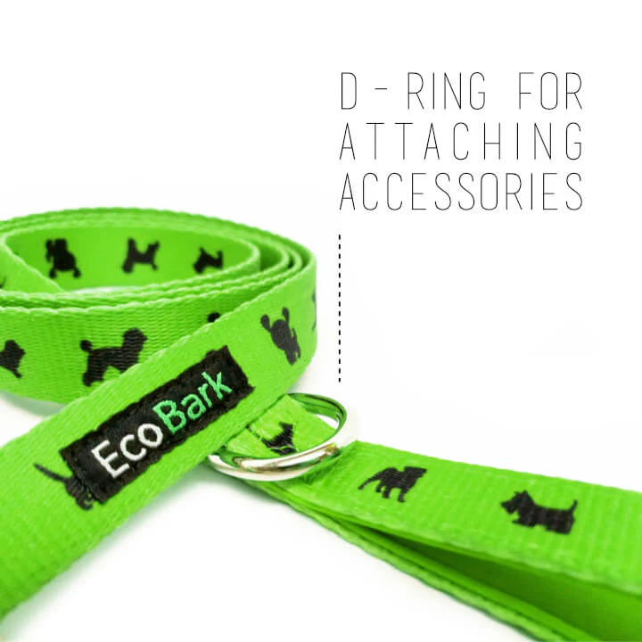 EcoBark Lime Green Dog Leash- Padded Comfort Grip Leash - 4ft, 5ft, and 6ft Dog Leash for Small and Medium Dogs - Image 8