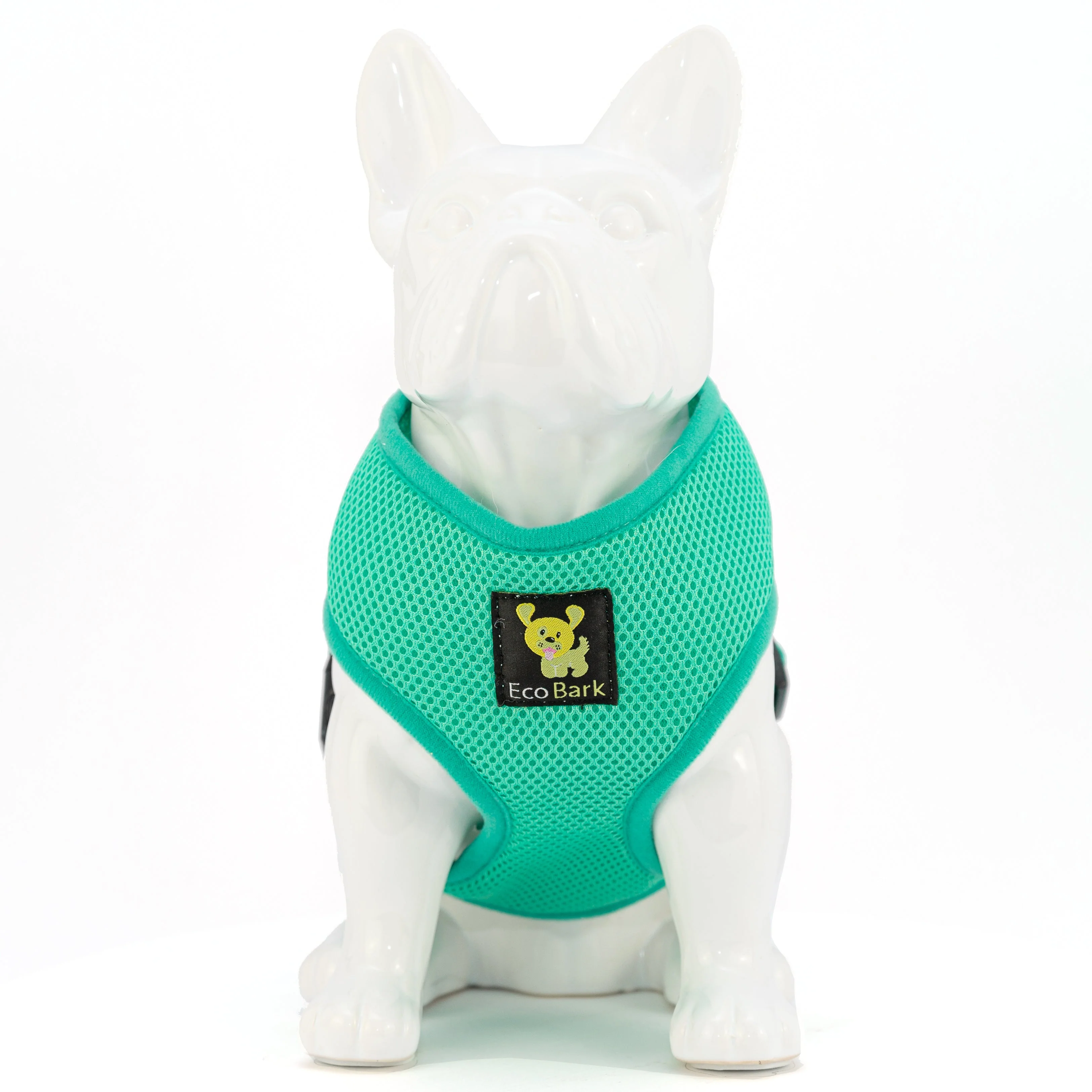EcoBark Mint Turquoise Dog Harness - Over-the-Head Soft Mesh Vest Halter for Small to Medium Dogs - Image 2