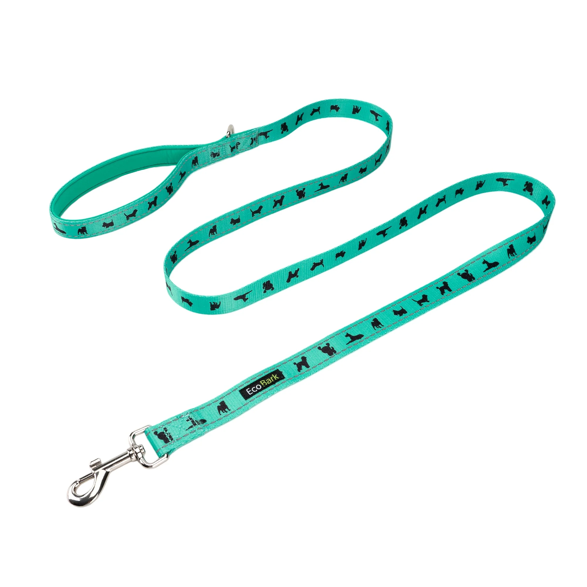 EcoBark Mint Turquoise Dog Leash - Comfort Grip Padded Leash - 4ft, 5ft, and 6ft Dog Leash for Small and Medium Dogs - Image 4