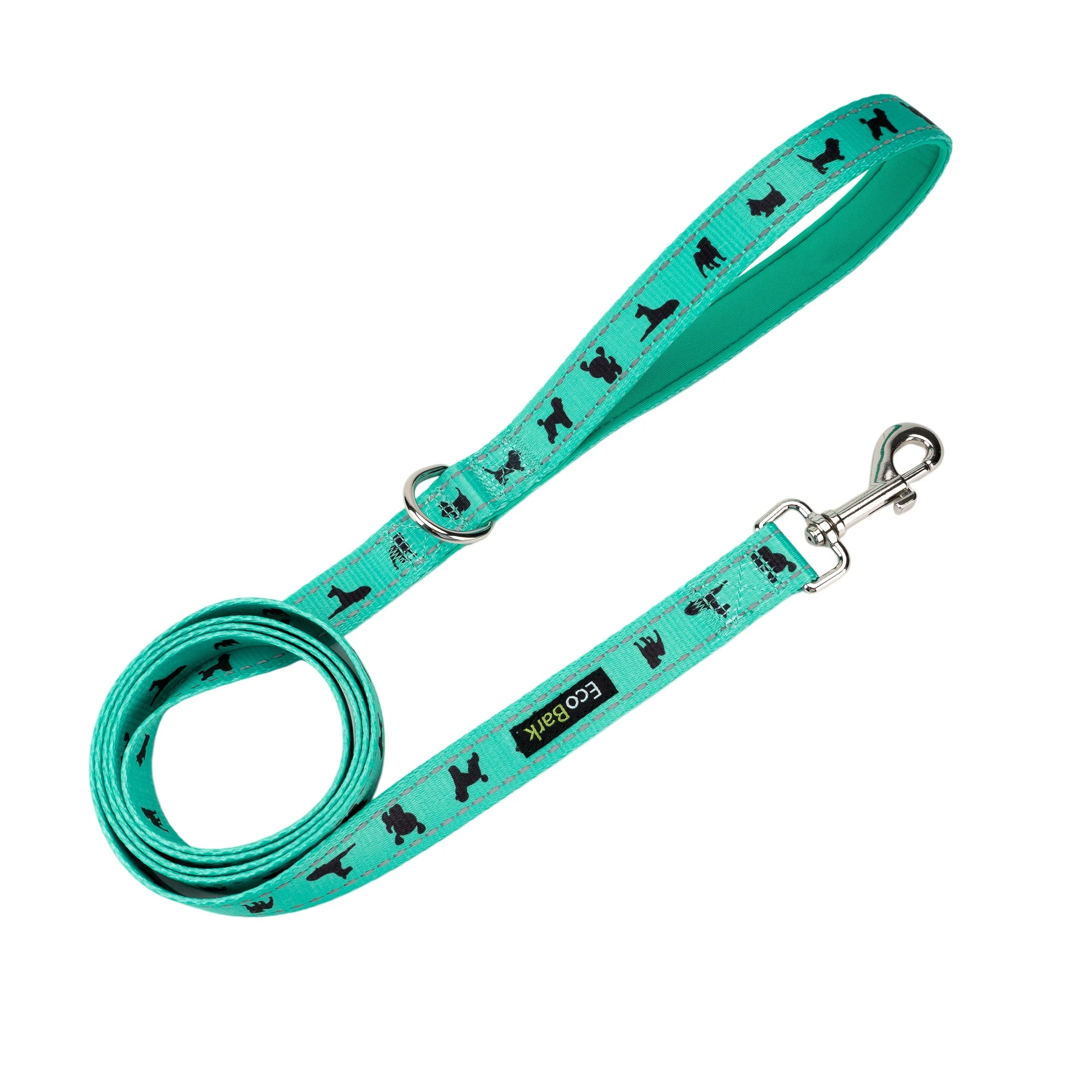 EcoBark Mint Turquoise Dog Leash - Comfort Grip Padded Leash - 4ft, 5ft, and 6ft Dog Leash for Small and Medium Dogs - Image 7