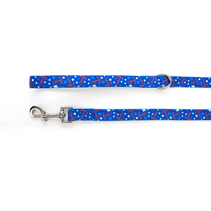 EcoBark Nautical Dog Leash-Padded Comfort Grip Leash - 5ft Leash for Small and Medium Dogs - Image 5