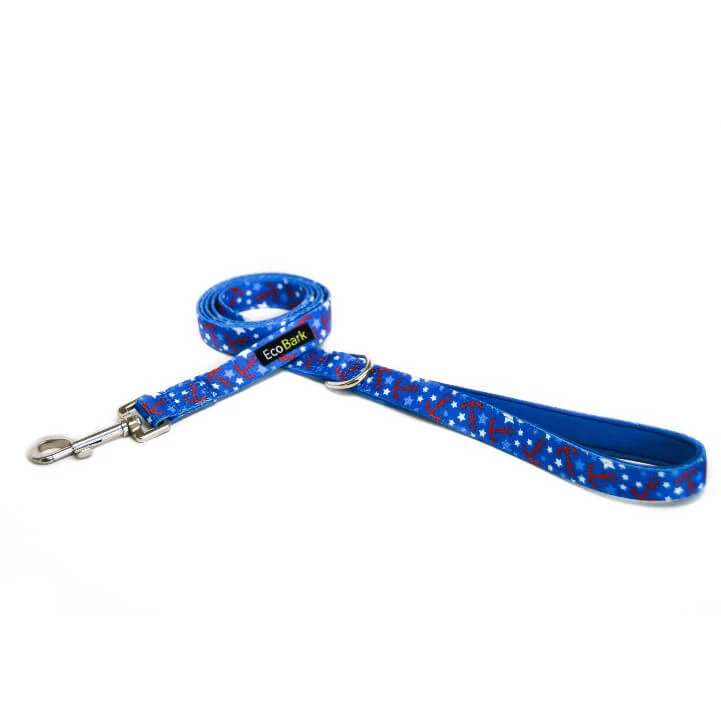 EcoBark Nautical Dog Leash-Padded Comfort Grip Leash - 5ft Leash for Small and Medium Dogs - Image 6