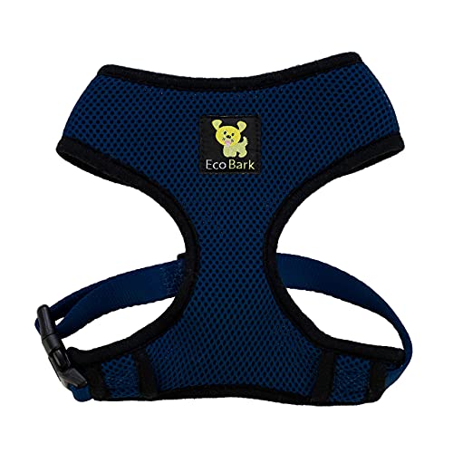 EcoBark Navy Dog Harness - Over-the-Head Soft Mesh Dog Vest Halter for Small to Medium Dogs and Puppies - Image 9