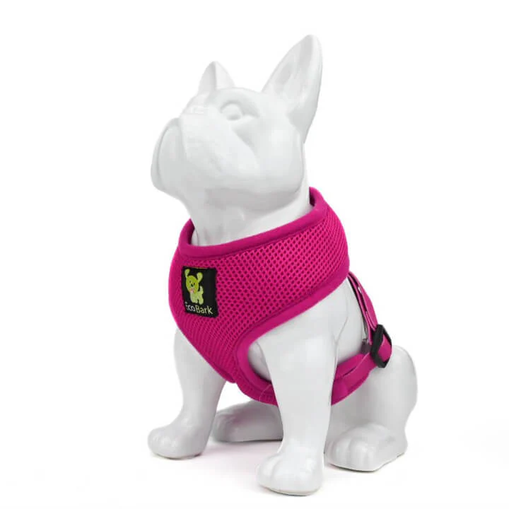 EcoBark Pink Dog Harness - Over-the-Head Soft Mesh Dog Vest Halter for Small to Medium Dogs and Puppies - Image 11