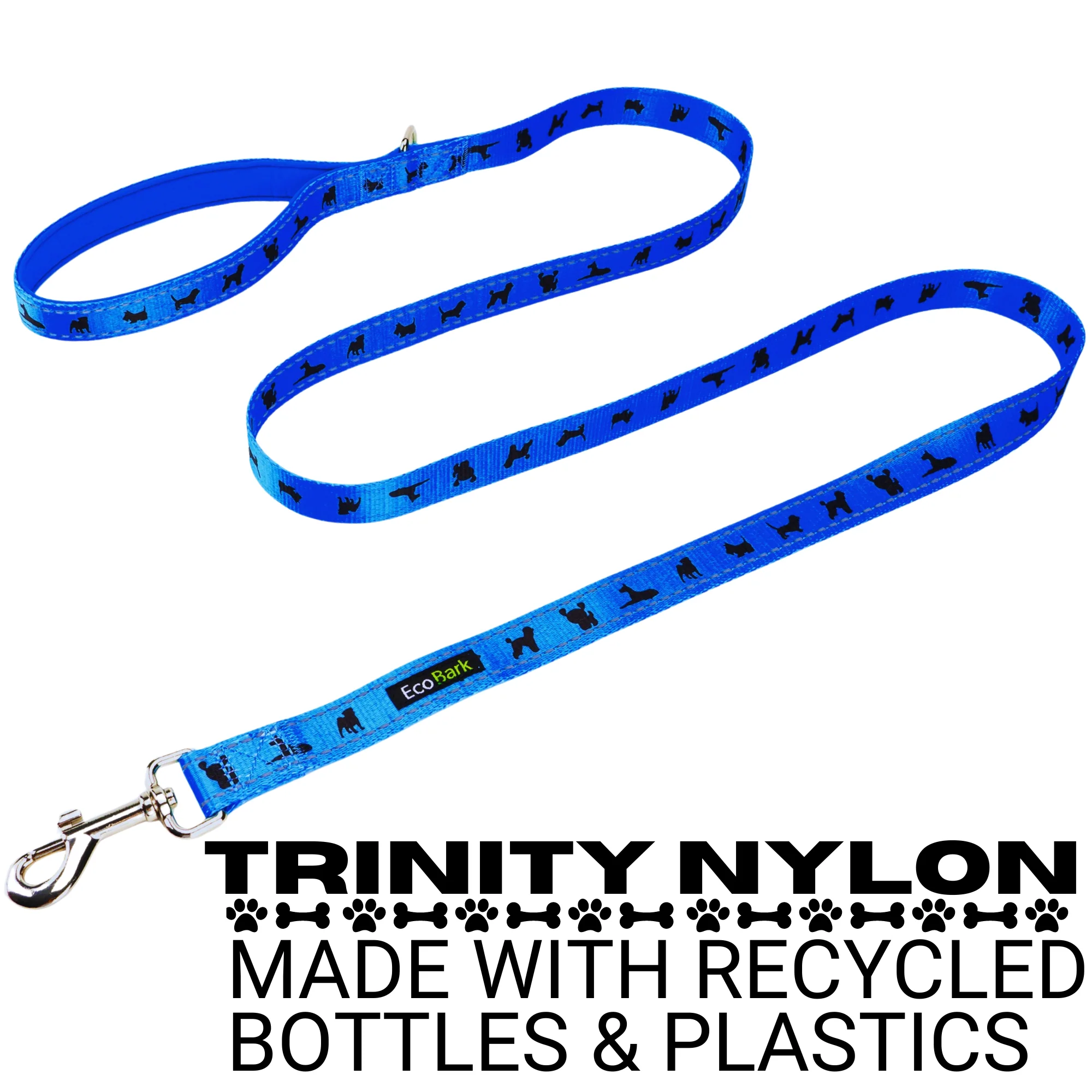 EcoBark Royal Blue Dog Leash- Padded Comfort Grip Leash - 4ft, 5ft, and 6ft Leash for Small and Medium Dogs - Image 3