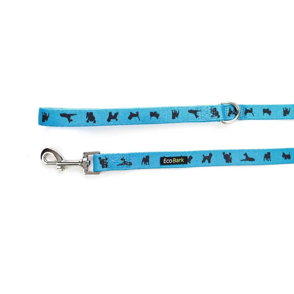 EcoBark Sky Blue Dog Leash- Padded Comfort Grip Padded Leash Dog Pattern - 4 Foot, 5 Foot, 6 Foot Leash for Small and Medium Dogs - Image 4