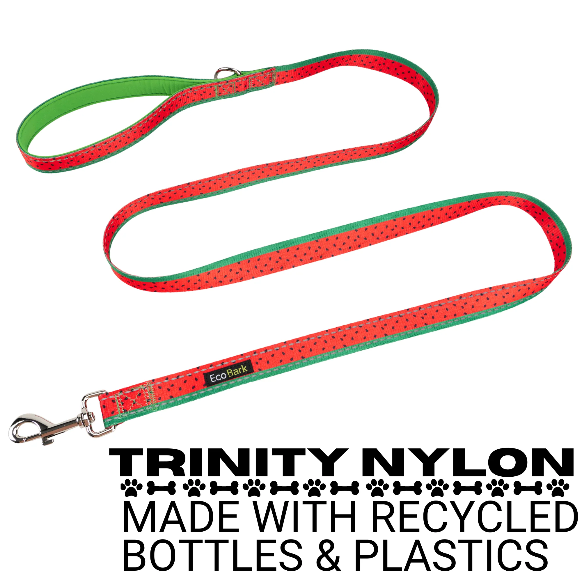 EcoBark Watermelon Dog Leash- Padded Comfort Grip Leash - 4ft, 5ft, and 6ft Leash for Small and Medium Dogs - Image 3