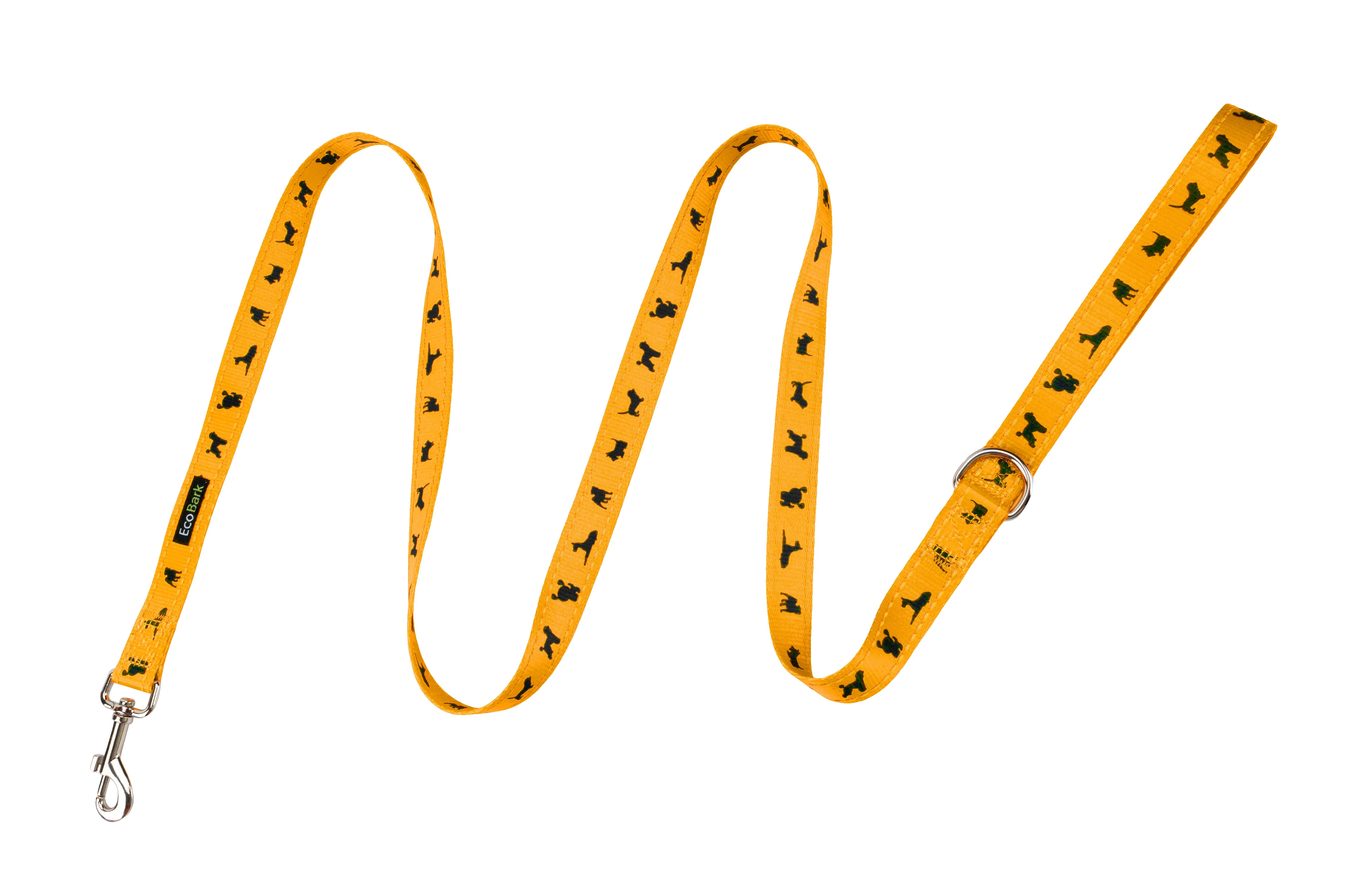 EcoBark Yellow Dog Leash- Padded Comfort Grip Padded Leash Dog Pattern - 4ft, 5ft, and 6ft Leash for Small and Medium Dogs - Image 6