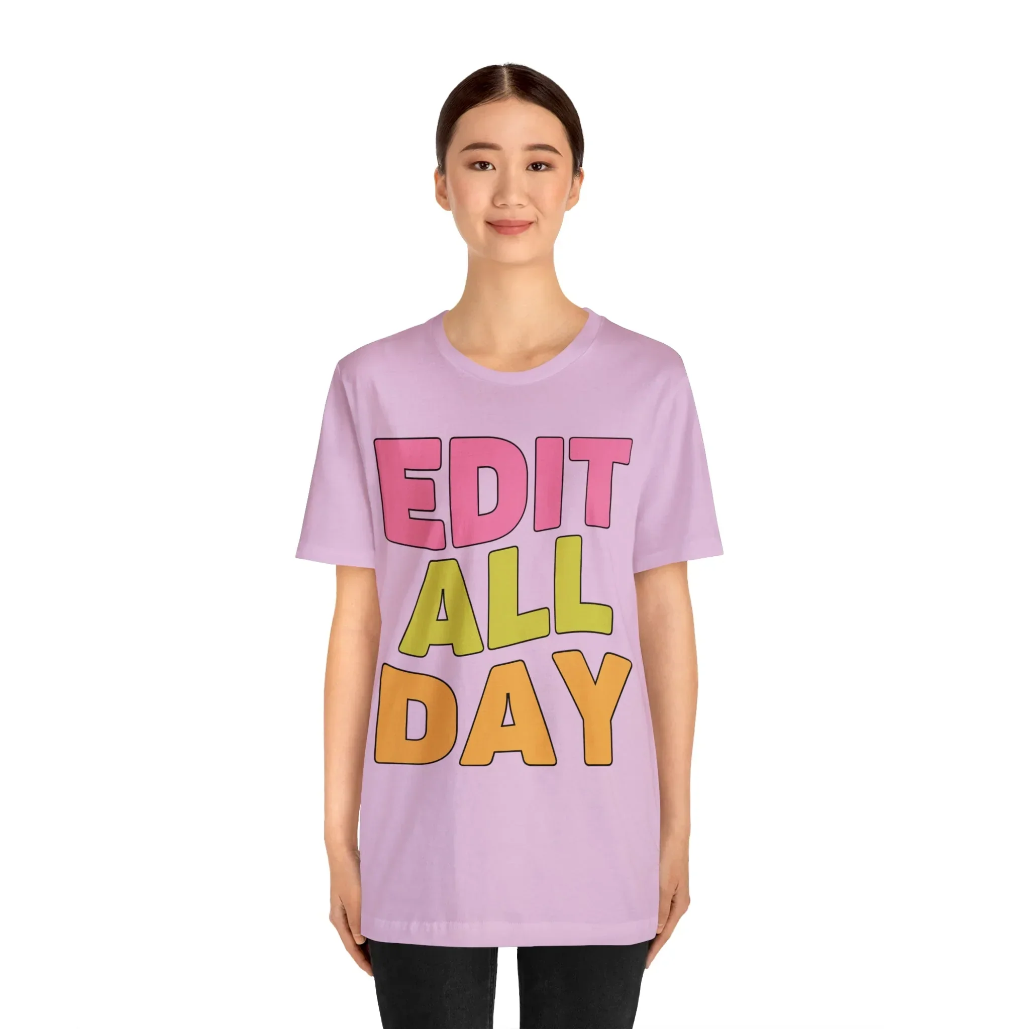 Editing Day Tee Shirt: Edit All Day - Image 52