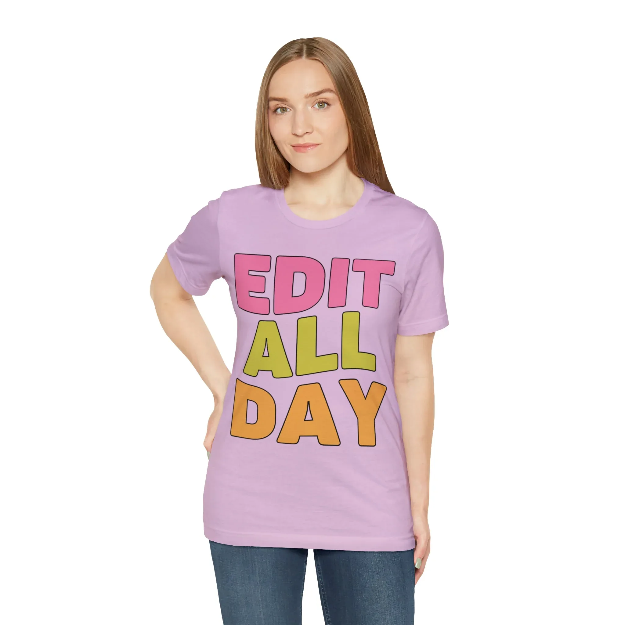 Editing Day Tee Shirt: Edit All Day - Image 54