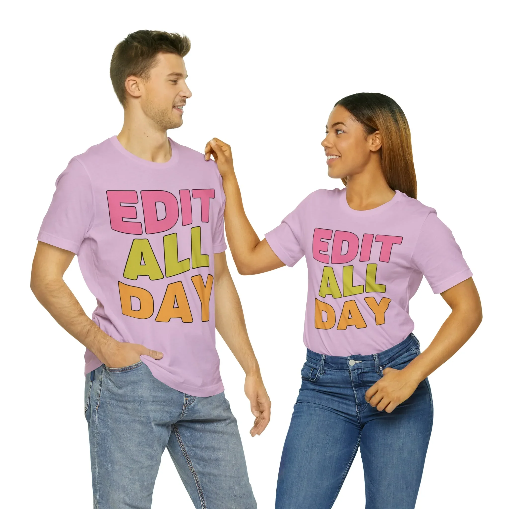 Editing Day Tee Shirt: Edit All Day - Image 59