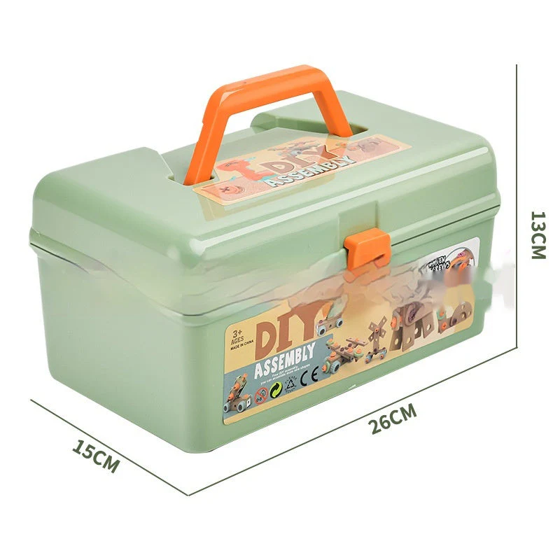 Educational Repair Assembly Playhouse Toolbox Set For Kids - Image 3