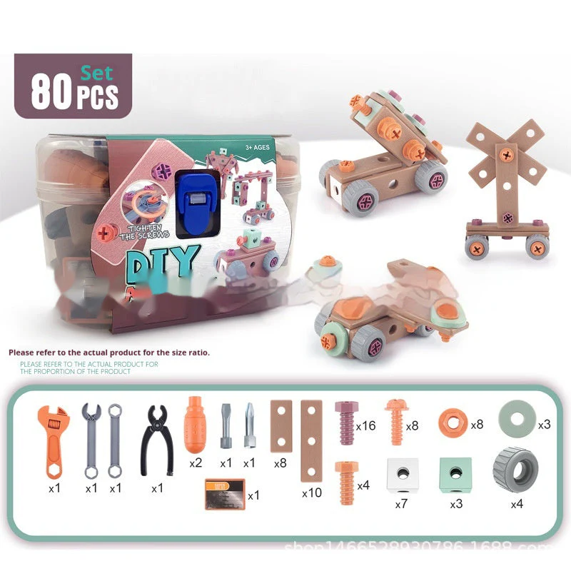 Educational Repair Assembly Playhouse Toolbox Set For Kids - Image 9
