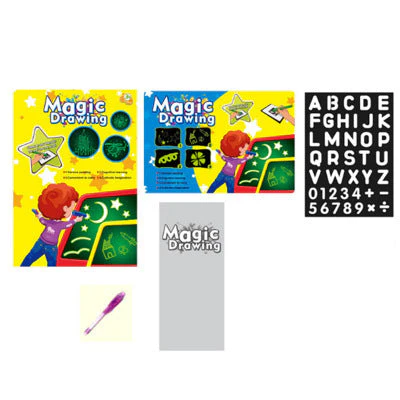Educational Toy Drawing Pad 3D Magic 8 Light Effects Puzzle Board Sketchpad - Image 5