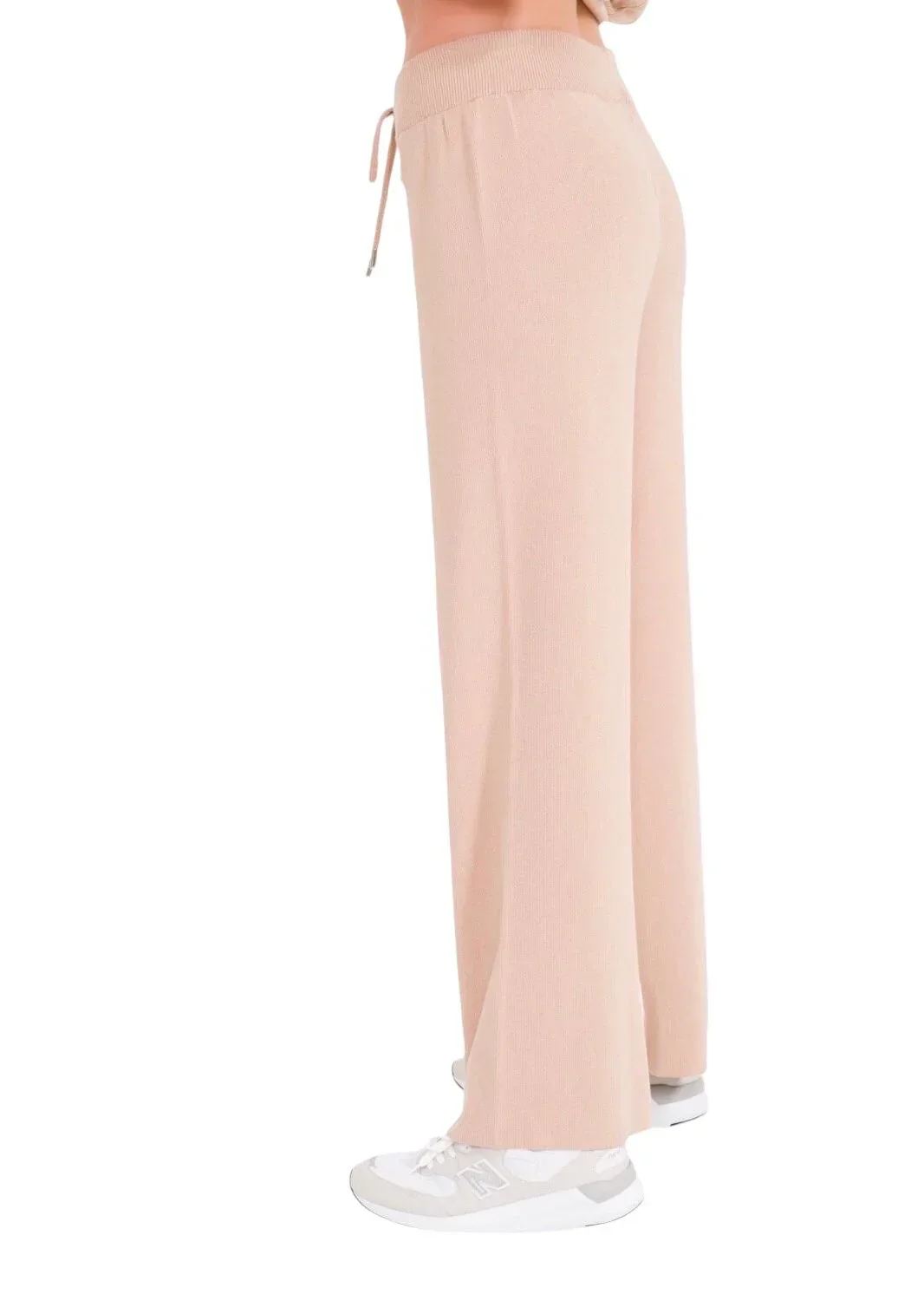 Effortless Elegance Set with Rib Side Zip Long Sleeve Maternity/Nursing Top & Lounge Pants - Image 8