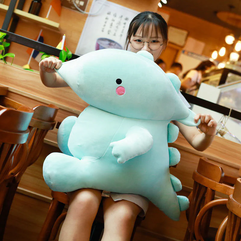 Elastic Down and Down Cotton Cute Little Dinosaur Plush Toy - Image 4
