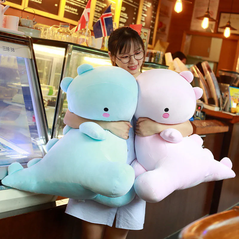 Elastic Down and Down Cotton Cute Little Dinosaur Plush Toy - Image 5