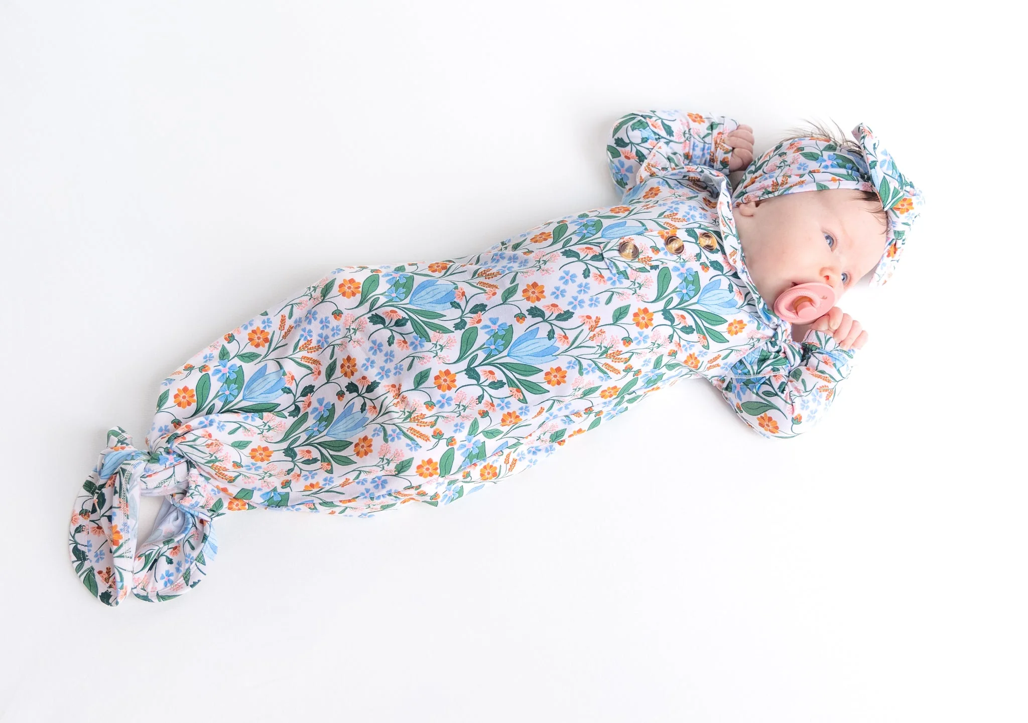 Eleanor Bamboo Knotted Gown and Bow - Image 2