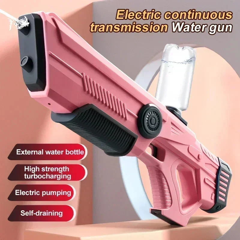 Electric Automatic Water Gun – Rechargeable High-Pressure Water Blaster for Kids & Adults, Portable Outdoor Beach Toy - Image 3