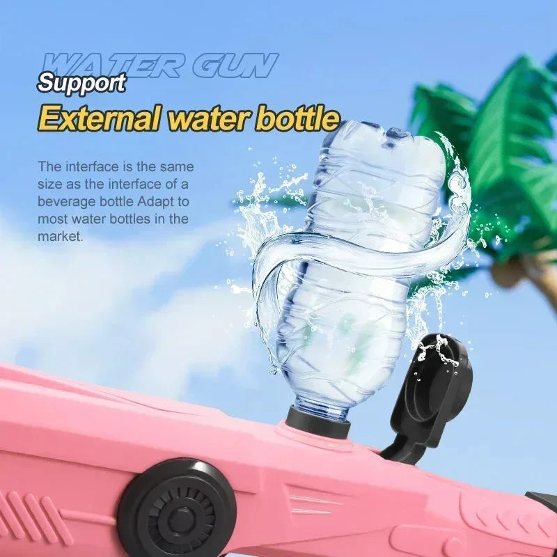 Electric Automatic Water Gun – Rechargeable High-Pressure Water Blaster for Kids & Adults, Portable Outdoor Beach Toy - Image 5