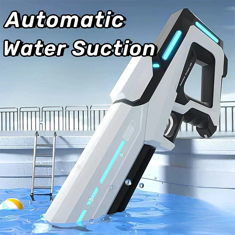 Electric Automatic Water Gun – Rechargeable High-Pressure Water Blaster for Kids & Adults, Portable Outdoor Beach Toy - Image 6