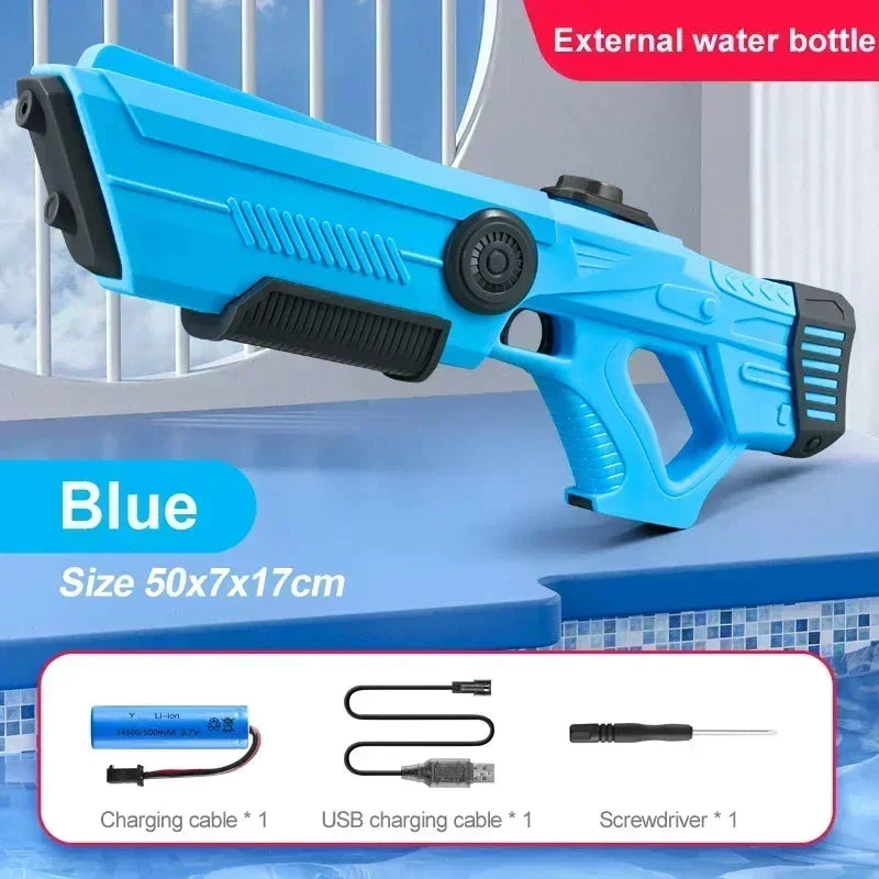 Electric Automatic Water Gun – Rechargeable High-Pressure Water Blaster for Kids & Adults, Portable Outdoor Beach Toy - Image 9