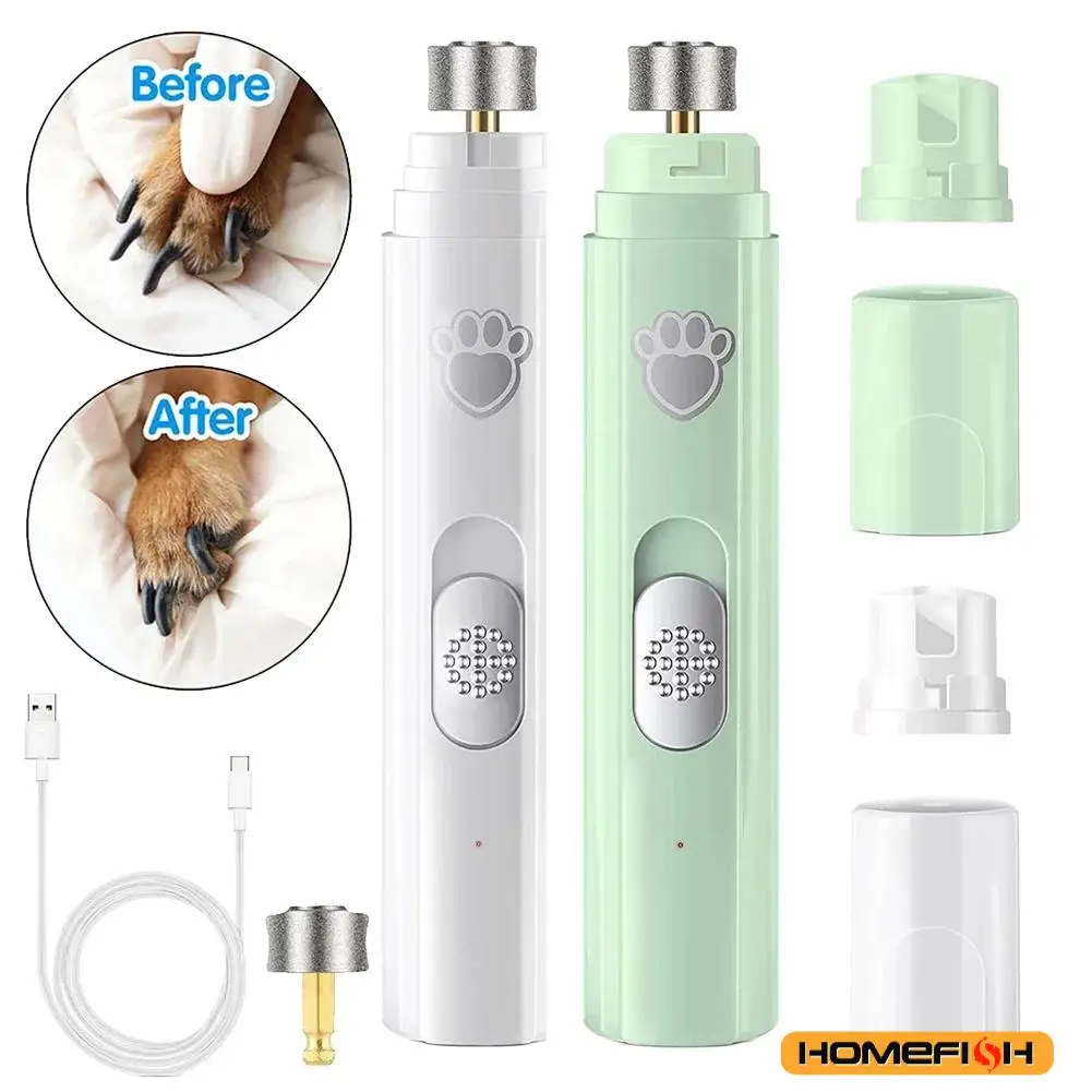 Electric Dog Nail Grinder – USB Rechargeable Pet Nail Clipper & Painless Trimmer for Small and Large Pets - Image 6