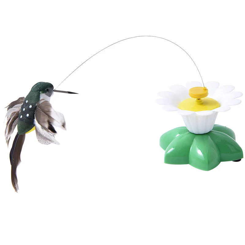 Electric Flutter-Motion Cat Toy - 360° Rotating Realistic Butterfly/Bird - Image 3