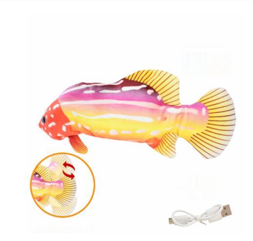 Electric Funny Cat Simulation Fish Beating Usb Jumping Cat Toy - Image 22