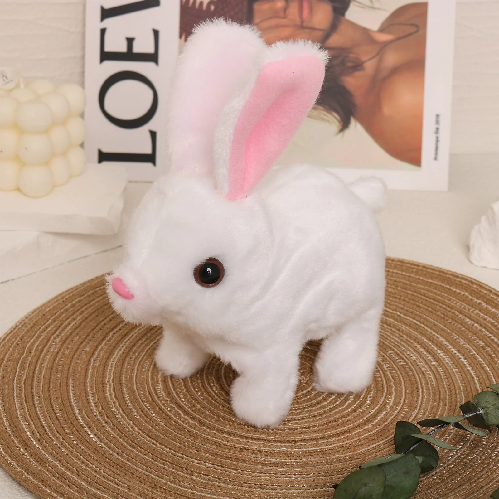 Electric Realistic Rabbit Plush Toy - Image 5