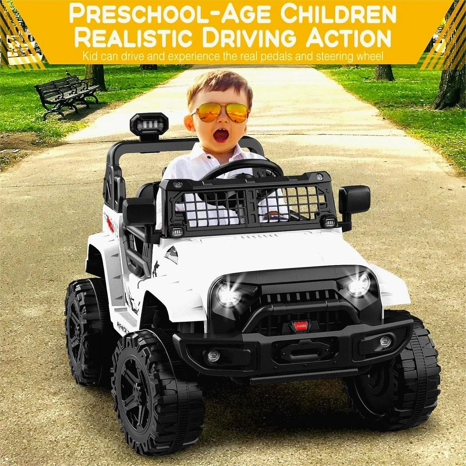 Electric Ride-On Truck with Bluetooth, 2 Speeds, and Remote Control - Image 14