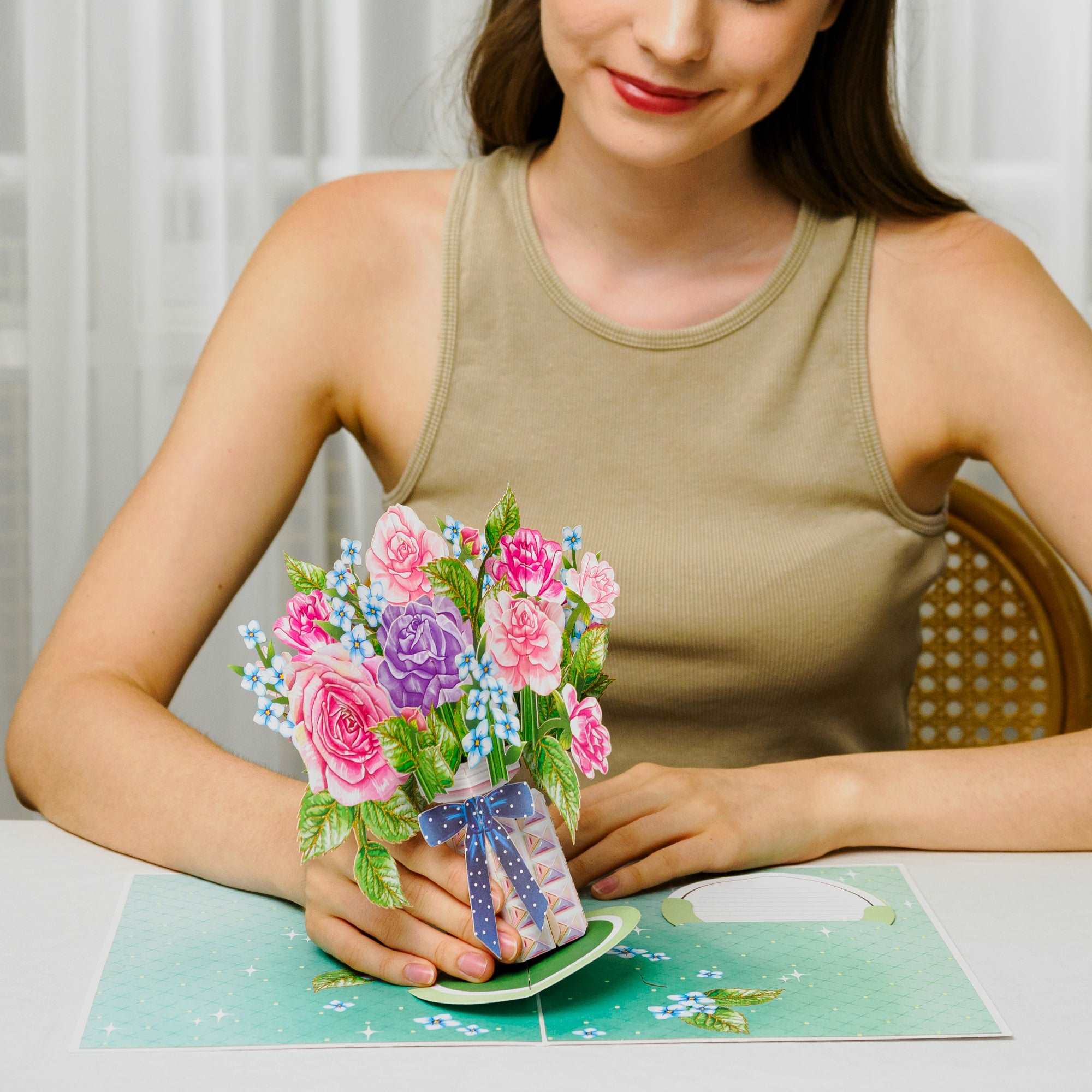 Elegance Oversized Pop Up Card with Keepsake - Image 5