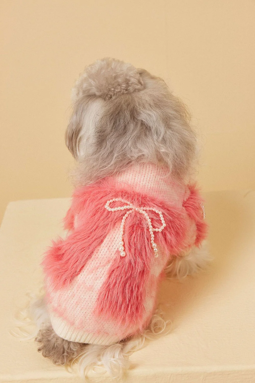 Elegant Pet Sweater Pink Jumper - Image 3