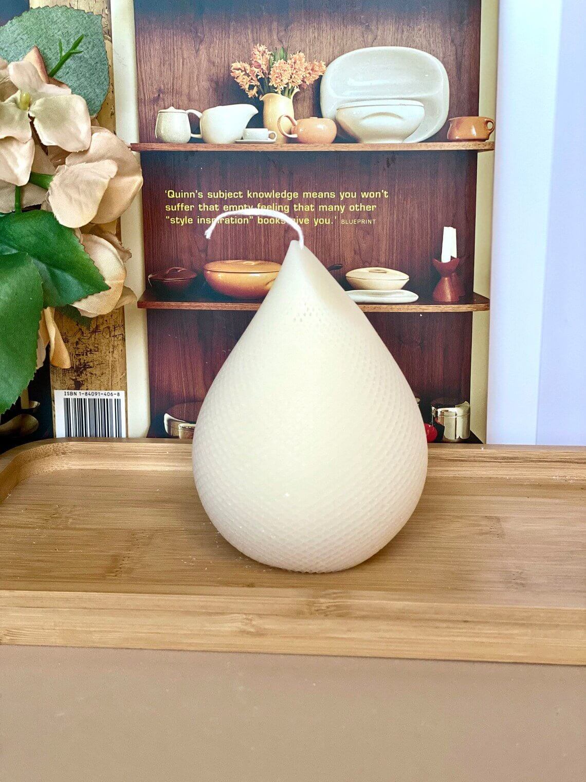 Elegant Teardrop Handmade Candle - Image 6