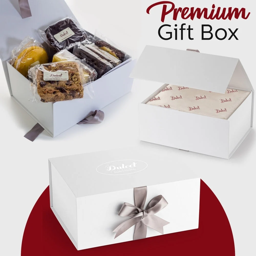 Elegant White Deluxe Gift Box - Image 6
