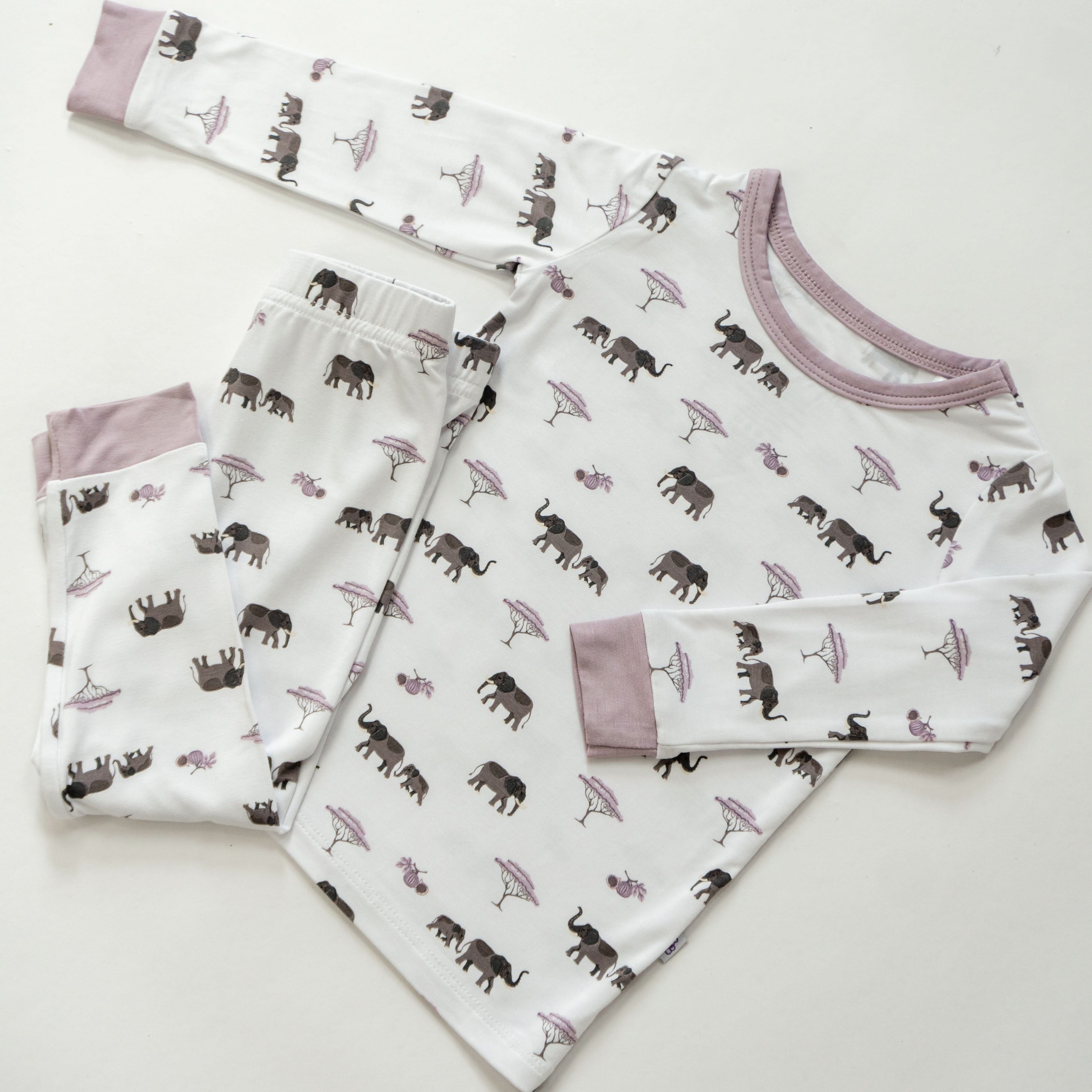 Elephant | Long Sleeve Pajamas - Image 3