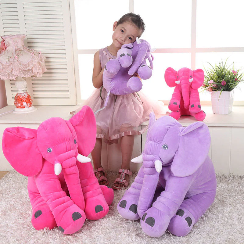 Elephant Plush Toys Comforting Pillow Sleeping Children's Doll - Image 2