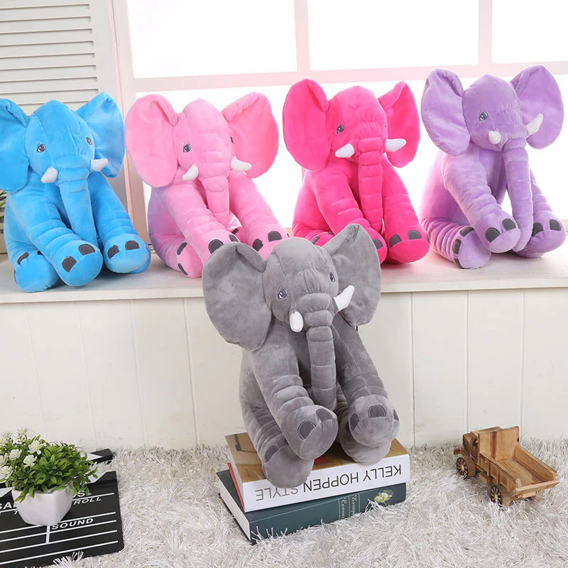 Elephant Plush Toys Comforting Pillow Sleeping Children's Doll - Image 3