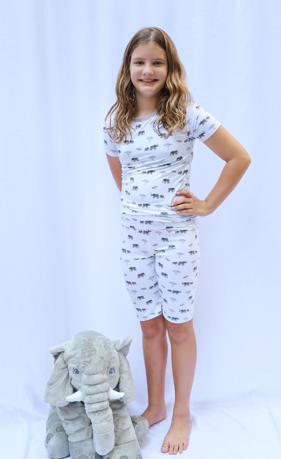 Elephant | Short Sleeve Pajamas - Image 4
