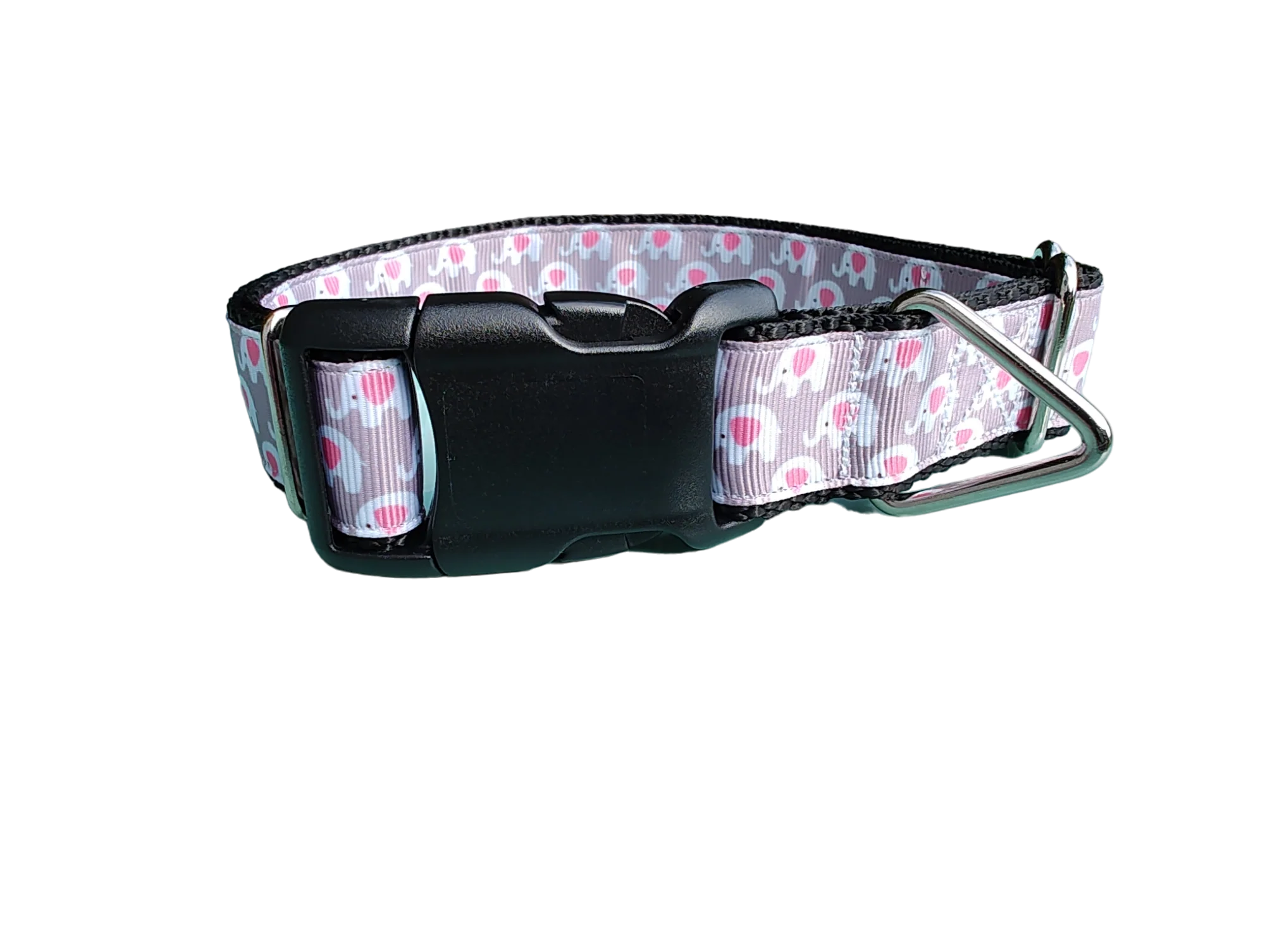 Elephants Nylon Dog Collar - Image 2