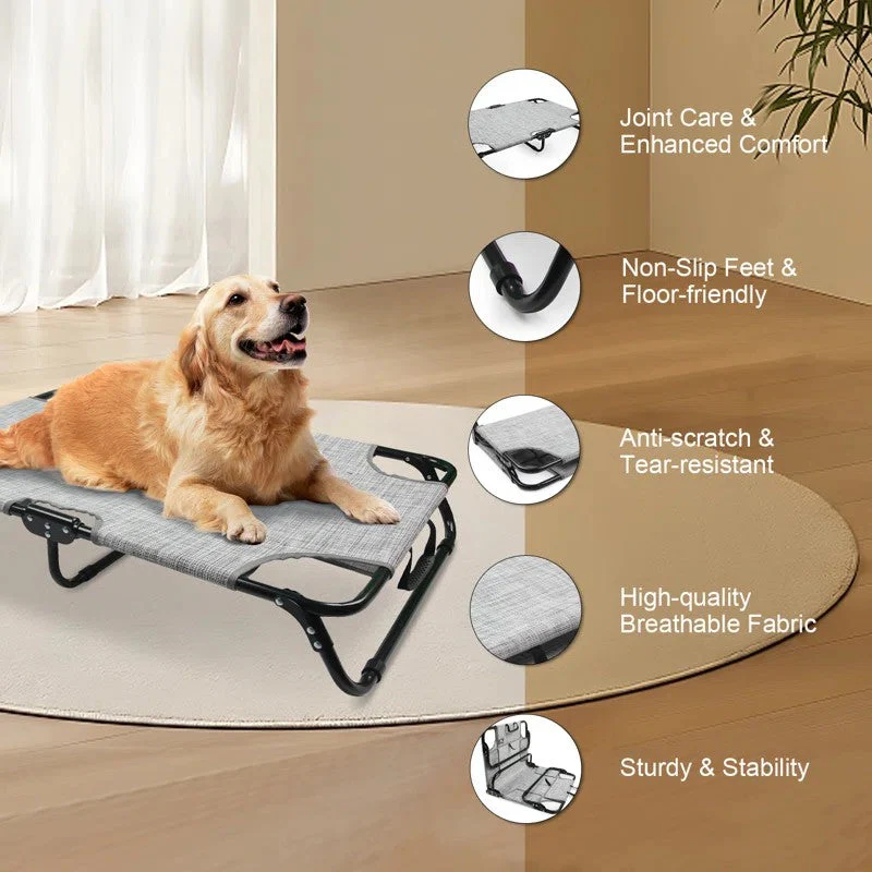 Elevated Dog Bed - Foldable Pet Beds with No Assembly for Indoor & Outdoor Use - Image 2