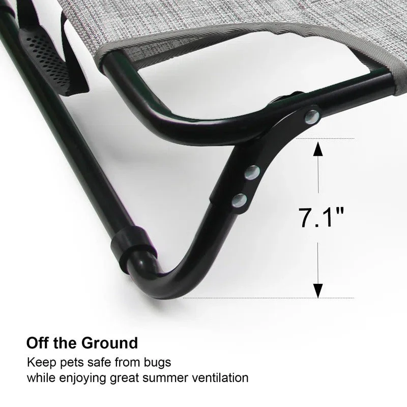 Elevated Dog Bed - Foldable Pet Beds with No Assembly for Indoor & Outdoor Use - Image 6