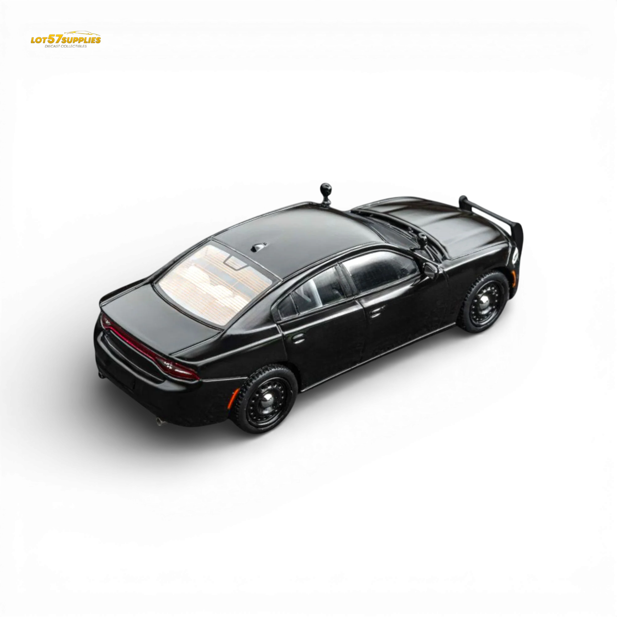 Elite Collectibles Dodge Warhorse Police Interceptor Black 1:64 - Image 3