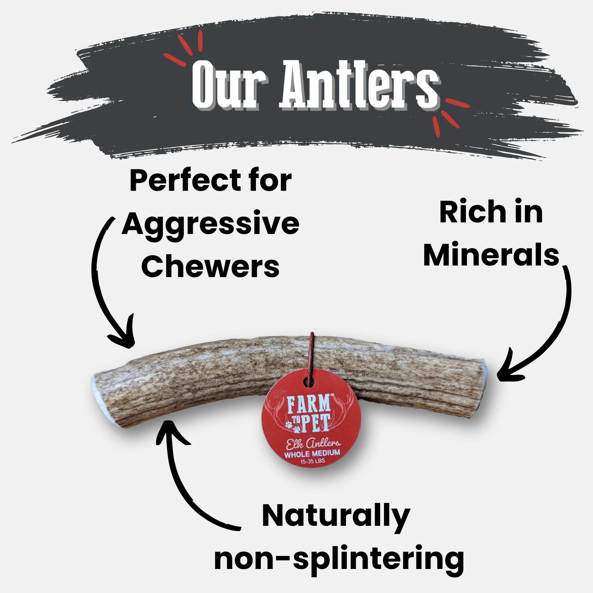 Elk Antler Dog Chews | All-Natural Whole and Split Elk Antler Chews for Dogs - Image 25