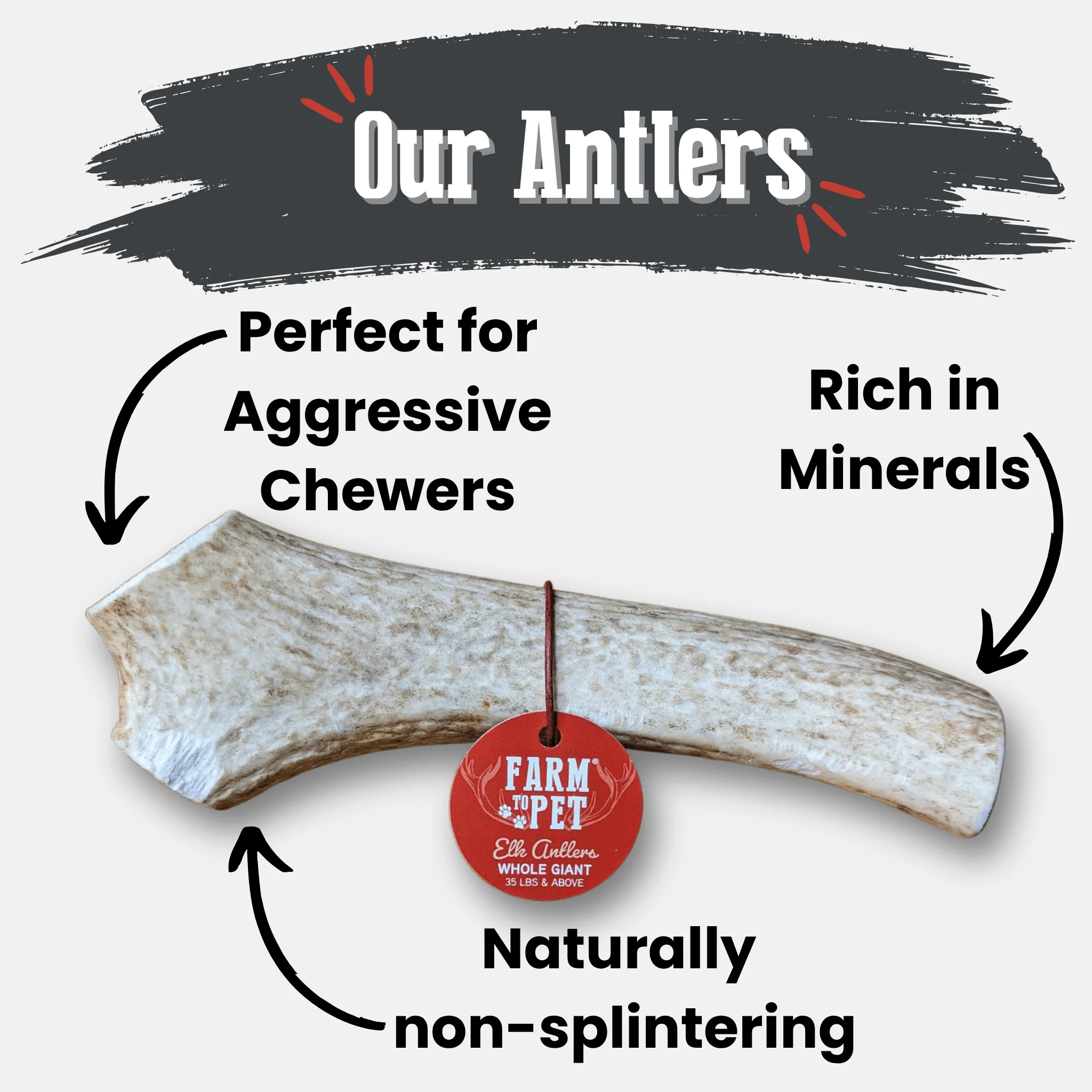 Elk Antler Dog Chews | All-Natural Whole and Split Elk Antler Chews for Dogs - Image 53