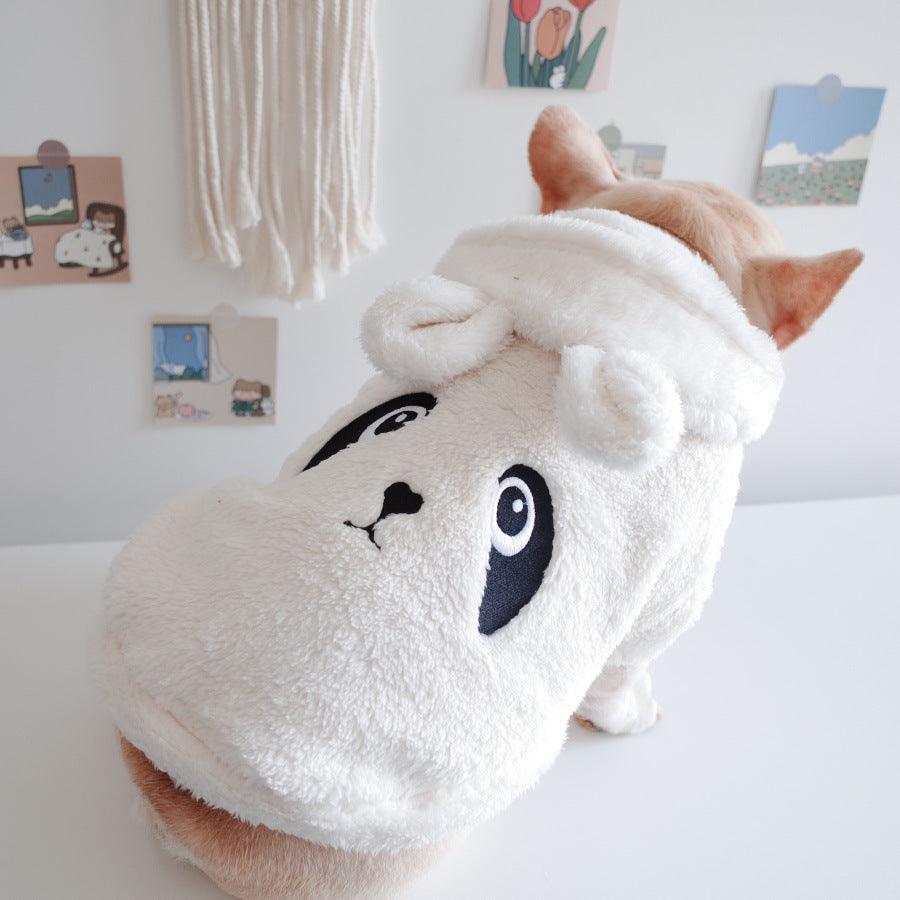 Embroidery Cartoon Hooded Pet Vest - Image 2