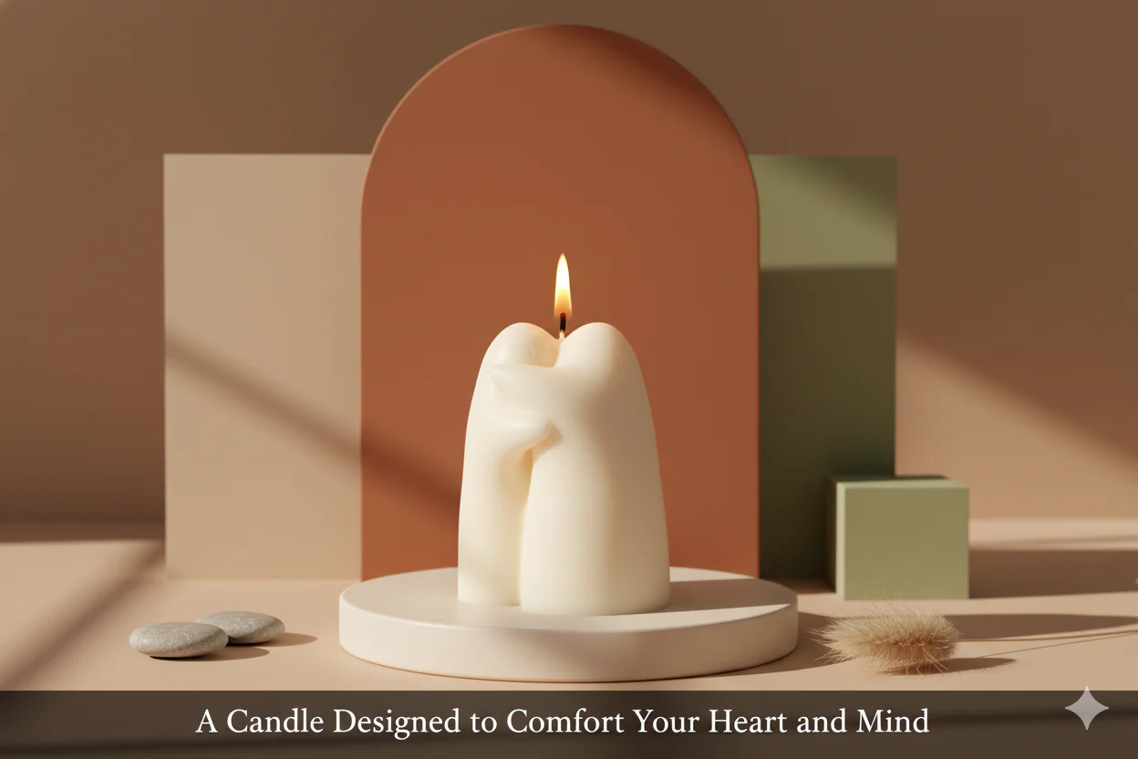 Emotional Support Candle | Sculptural Soy Wax - Image 5