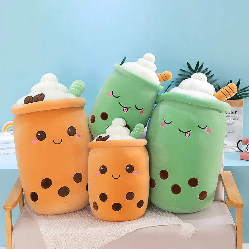Emulational Fruit Milky Tea Cup Pillow Plush Toy - Image 4