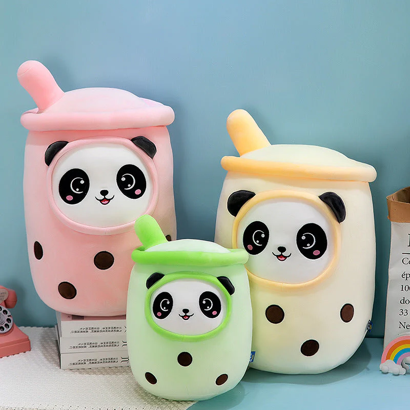 Emulational Fruit Milky Tea Cup Pillow Plush Toy - Image 5
