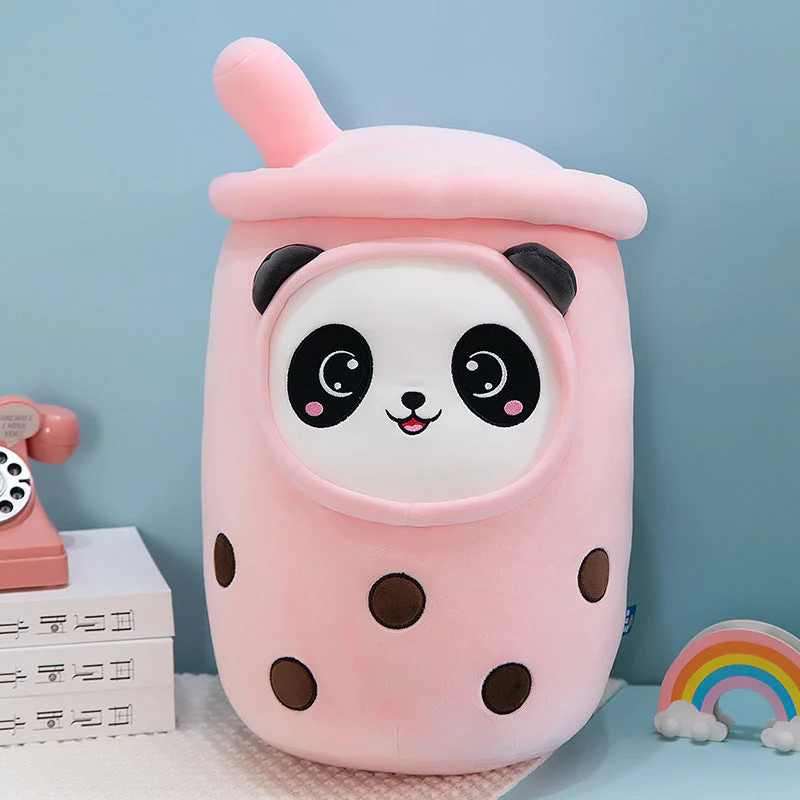 Emulational Fruit Milky Tea Cup Pillow Plush Toy - Image 9